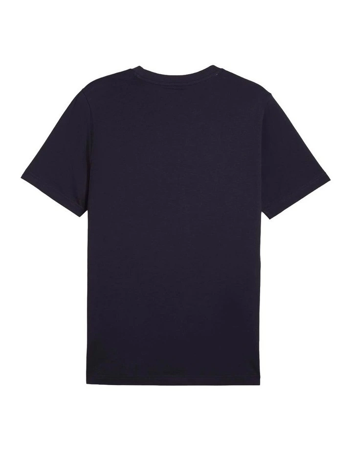 Ess Small Logo Tee in Navy image 5