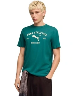 Class Graphic Tee in Emerald Ice