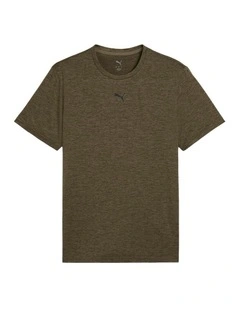 M Tad Ess Heather Cat Tee in Loden Green
