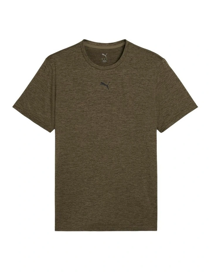 M Tad Ess Heather Cat Tee in Loden Green image 1