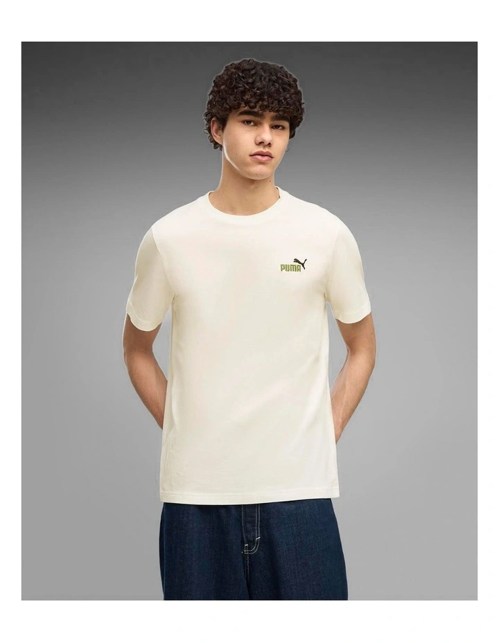 Ess 2 Color Small No. 1 Logo Tee Warm White image 1