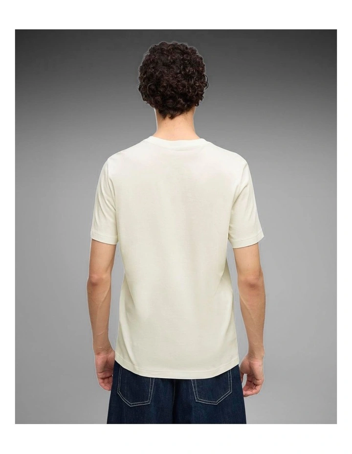 Ess 2 Color Small No. 1 Logo Tee Warm White image 2
