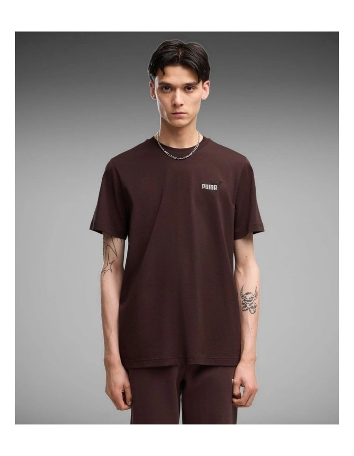 Ess 2 Color Small No. 1 Logo Tee Chocolate Fondue image 1