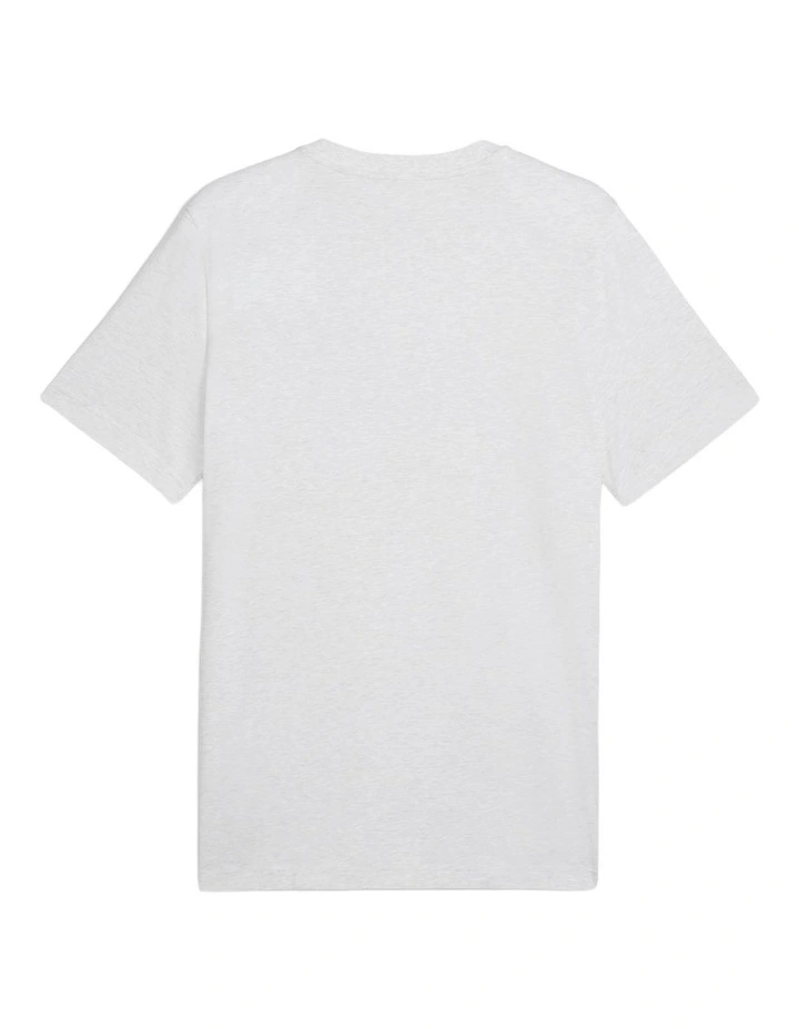 Ess No. 1 Logo Tee White Glow Heather image 5