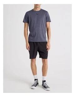 M Tad Essentials Heather Cat Tee Inky Depths Heather