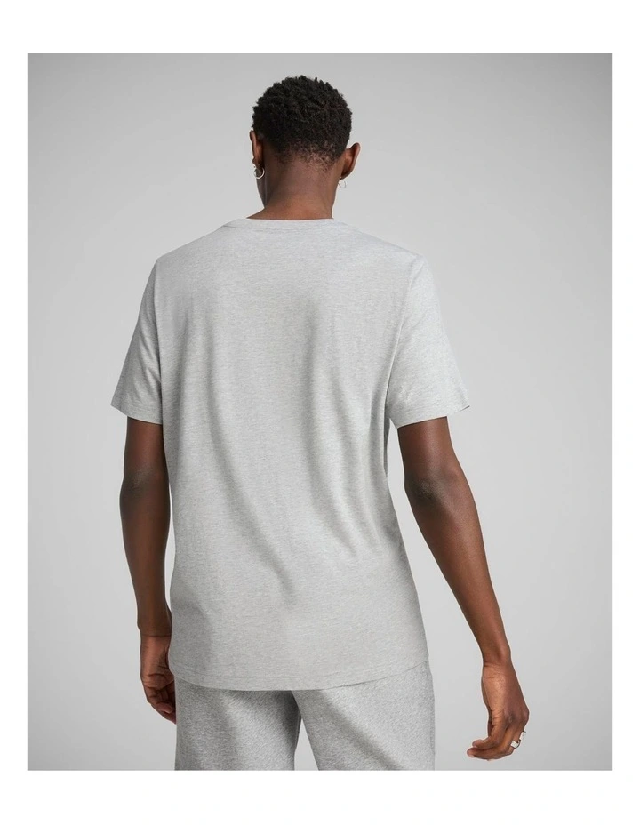 Ess 2 Color No. 1 Logo Tee Medium Gray Heather image 2
