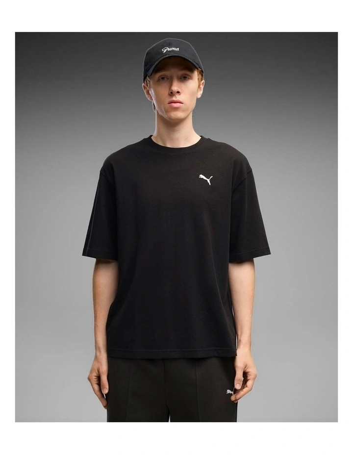 Ess Boxy Tee White Glow Heather image 1
