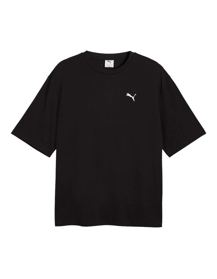 Ess Boxy Tee White Glow Heather image 4
