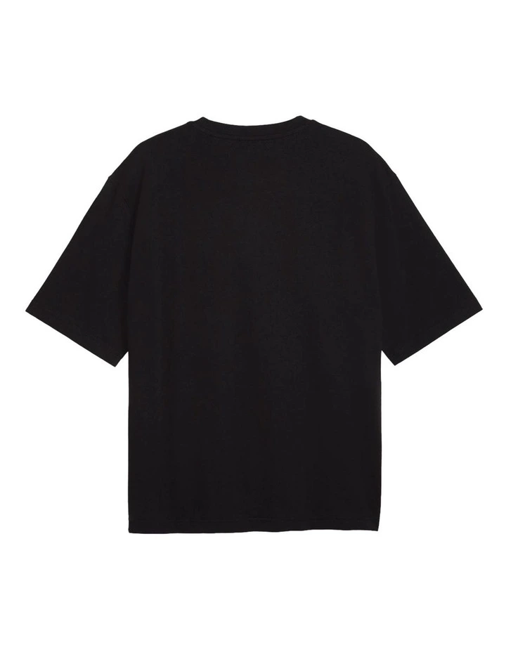 Ess Boxy Tee White Glow Heather image 5