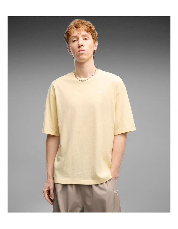 Ess Boxy Tee Buttercream image 1