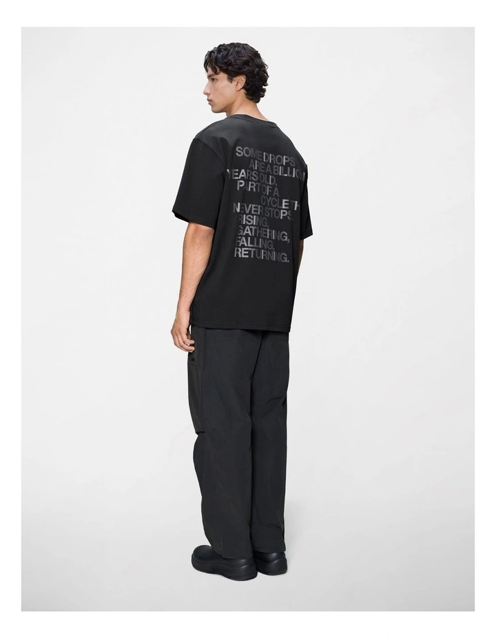 Classic T-Shirt Rains in Black image 2