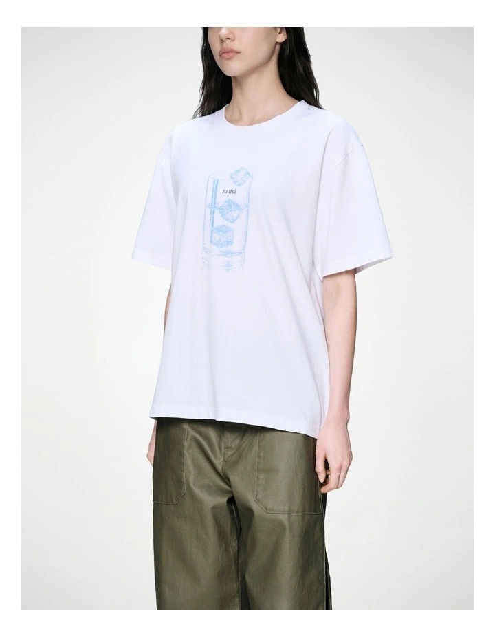 Classic T-Shirt Cubes in White image 7
