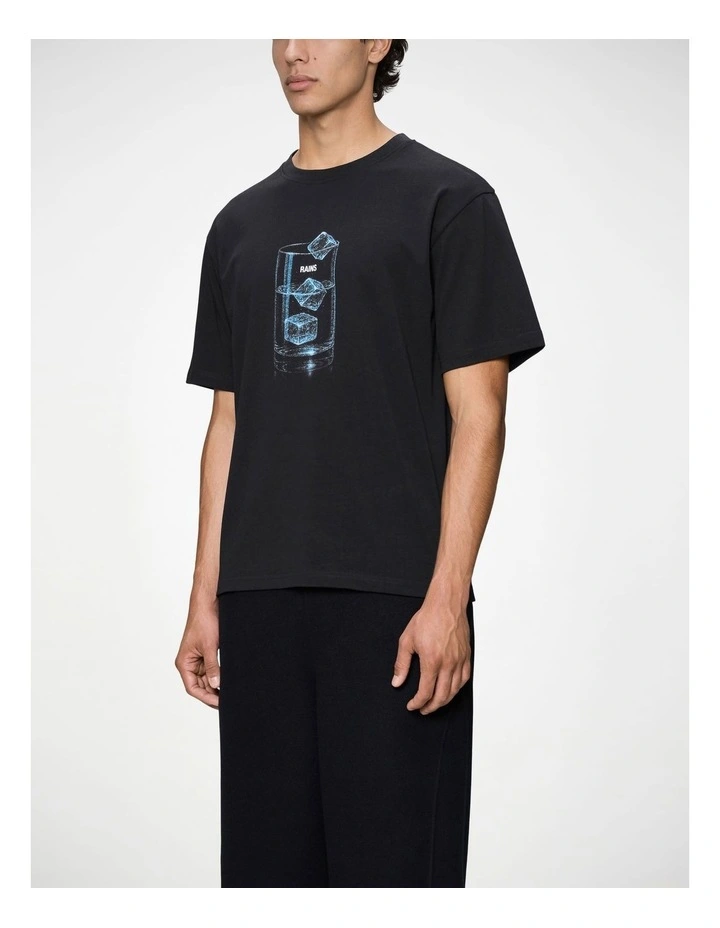 Classic T-Shirt Cubes in Black image 3