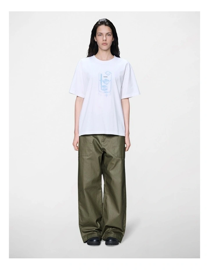 Classic T-Shirt Liquid in White image 5
