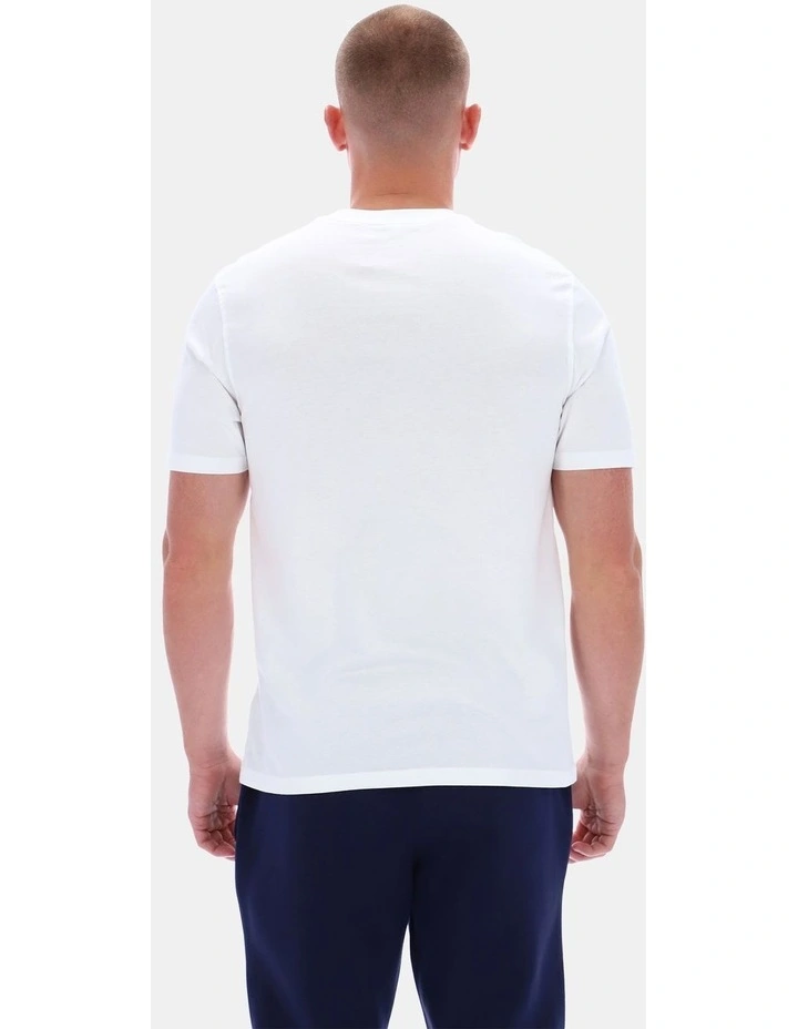 Bruno Big Logo Crew Neck Ss Tee White image 2
