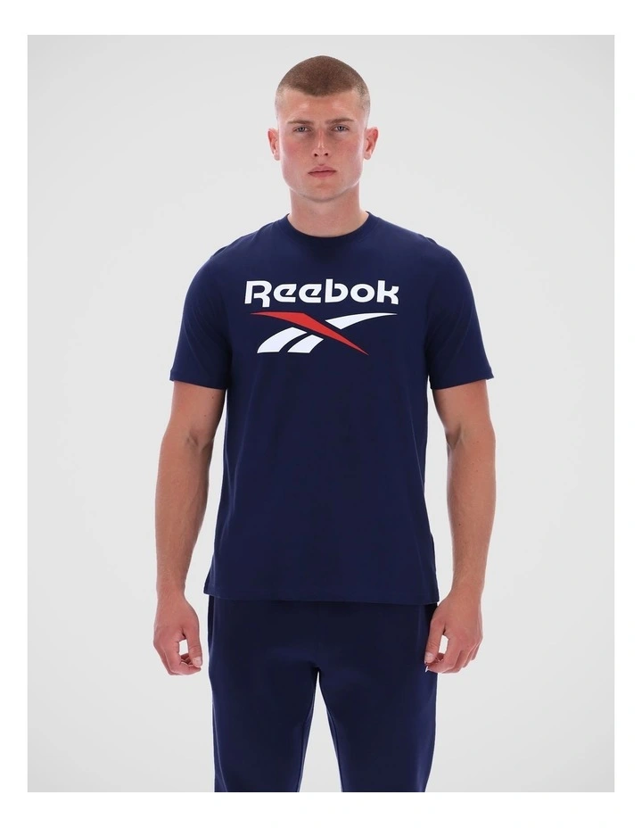 Bruno Big Logo Crew Neck Ss Tee Vector Navy image 1