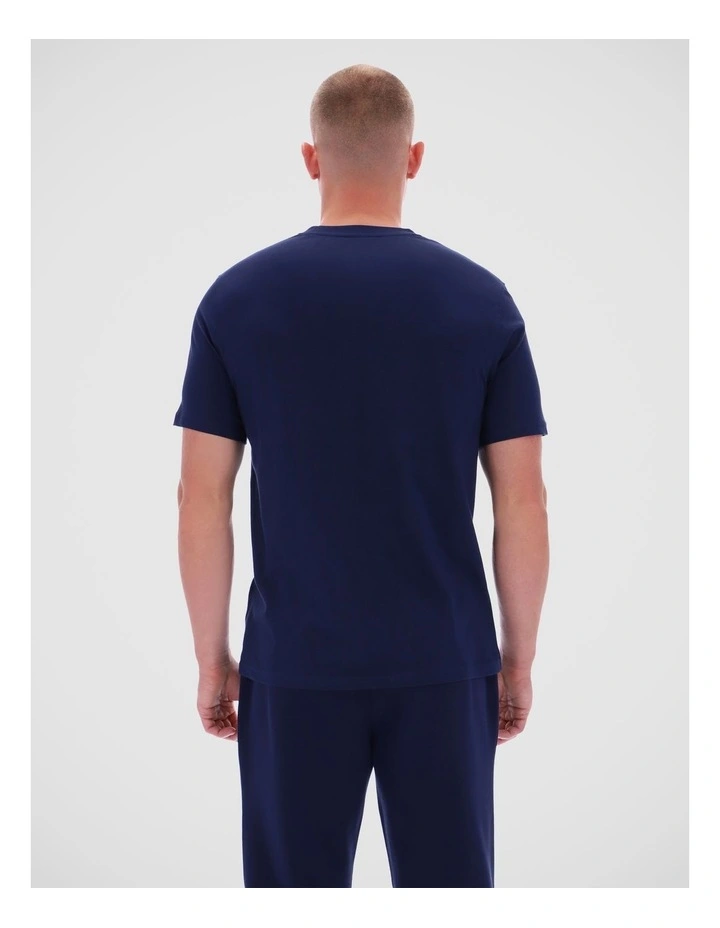 Bruno Big Logo Crew Neck Ss Tee Vector Navy image 2