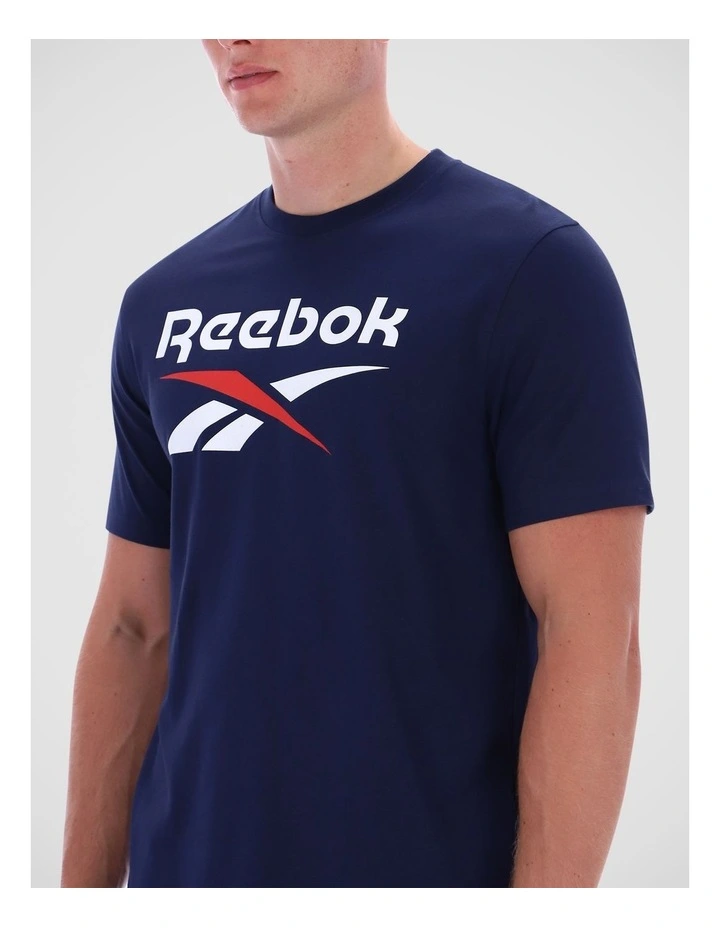 Bruno Big Logo Crew Neck Ss Tee Vector Navy image 5