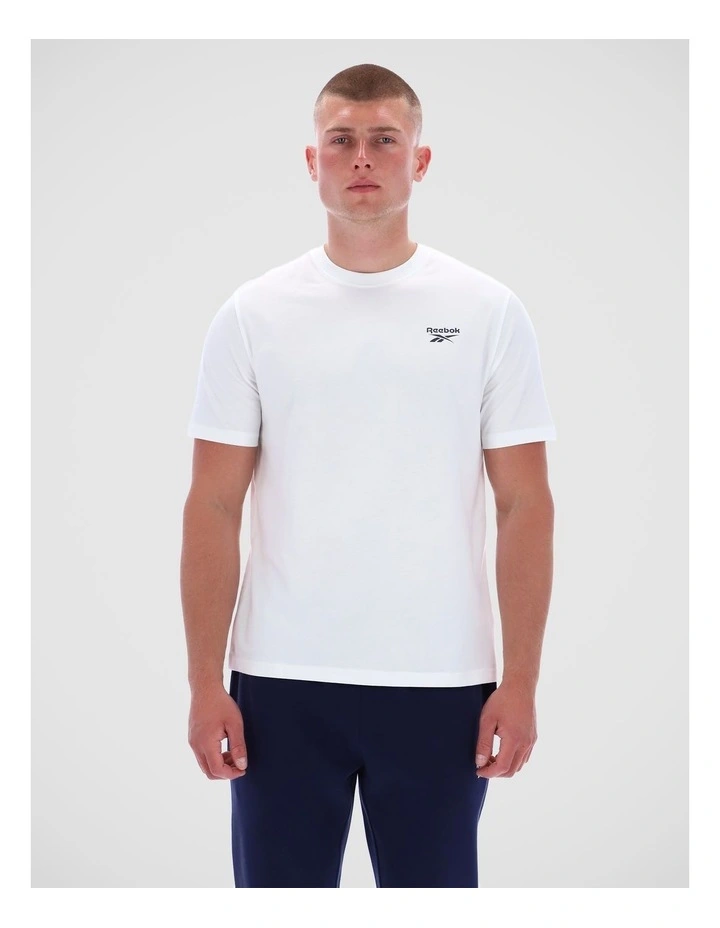 Cody Small Logo Crew Neck Ss Tee White image 1