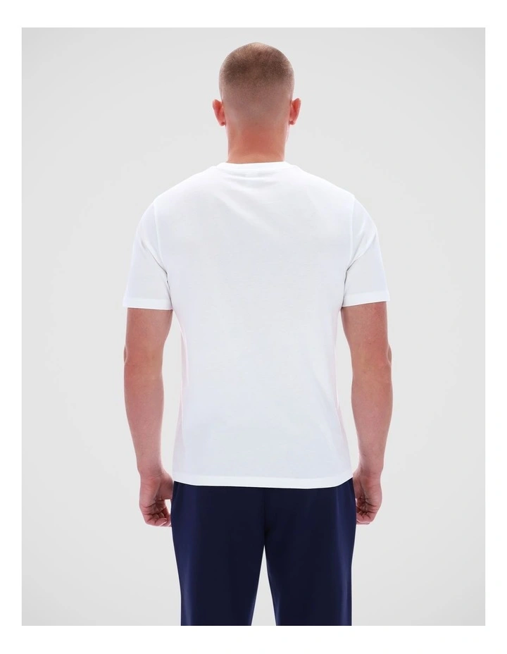 Cody Small Logo Crew Neck Ss Tee White image 2