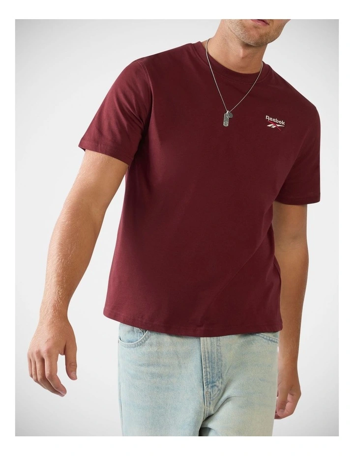 Id 2-Colour Logo Tee Red Velvet image 1