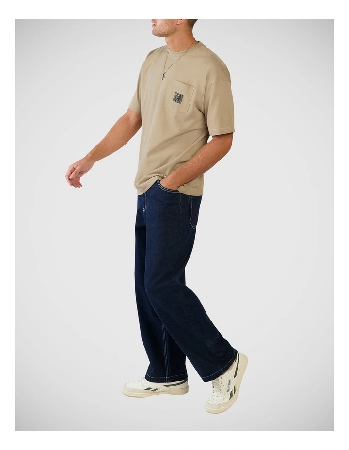 Workwear Pocket T-Shirt Linen image 3
