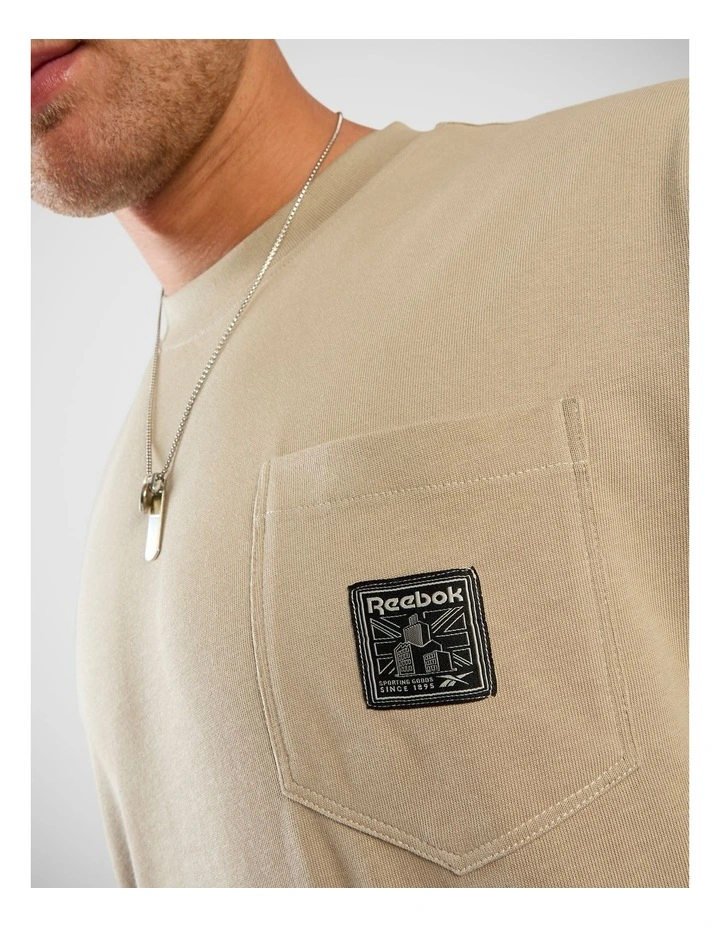Workwear Pocket T-Shirt Linen image 4