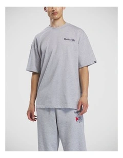 Starcrest Relaxed T-Shirt in Light Greymarl