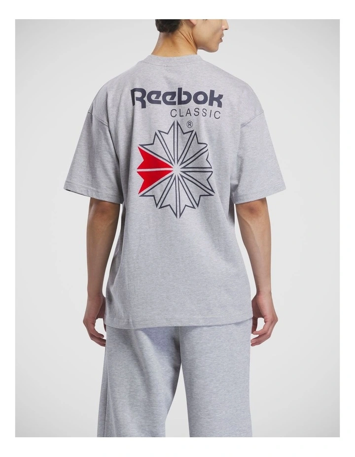 Starcrest Relaxed T-Shirt in Light Greymarl image 2