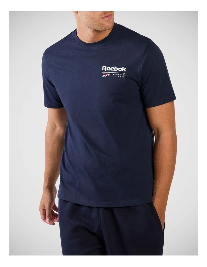 Id Ath Dept T-Shirt Vector Navy image 1