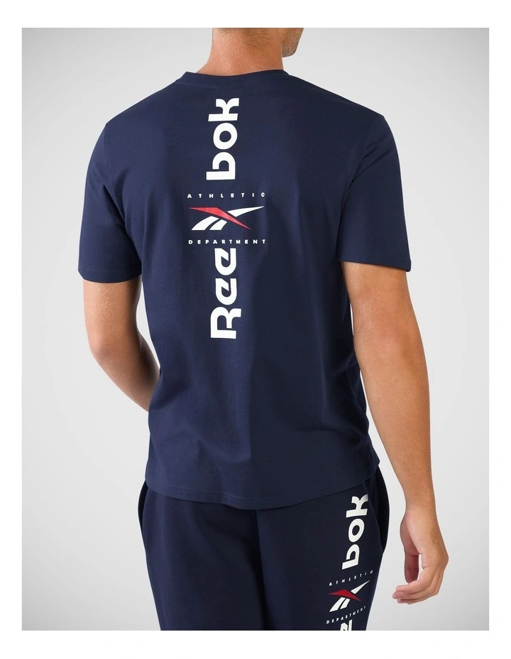 Id Ath Dept T-Shirt Vector Navy image 2