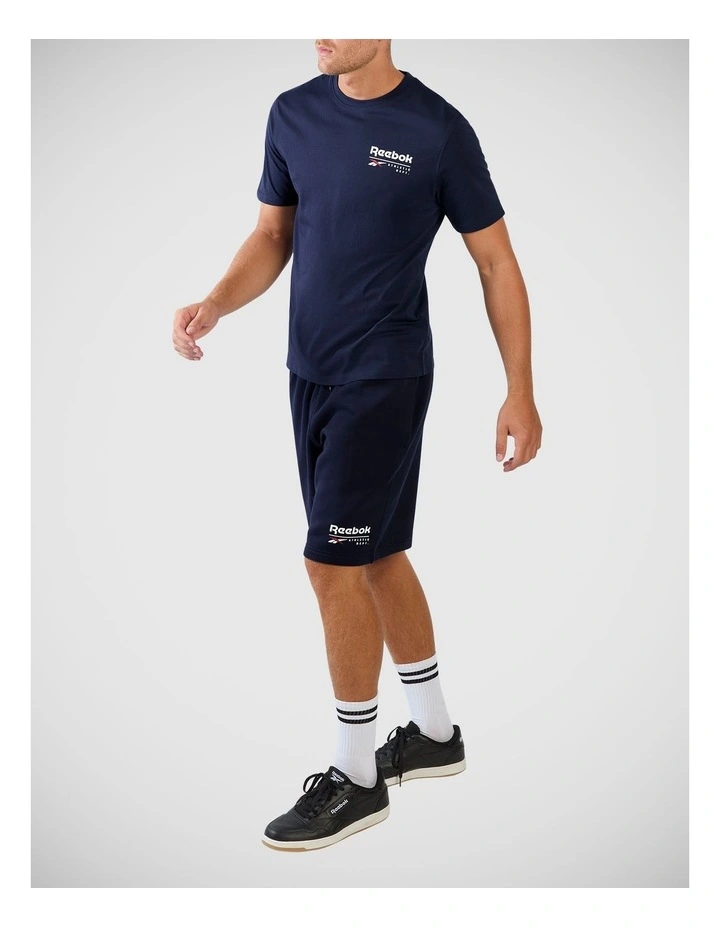 Id Ath Dept T-Shirt Vector Navy image 3