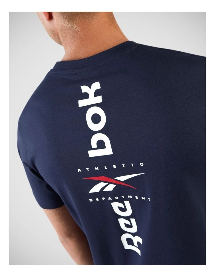 Id Ath Dept T-Shirt Vector Navy image 4