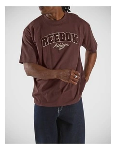 Elevated Athletic Varsity Tee Dark Cocoa