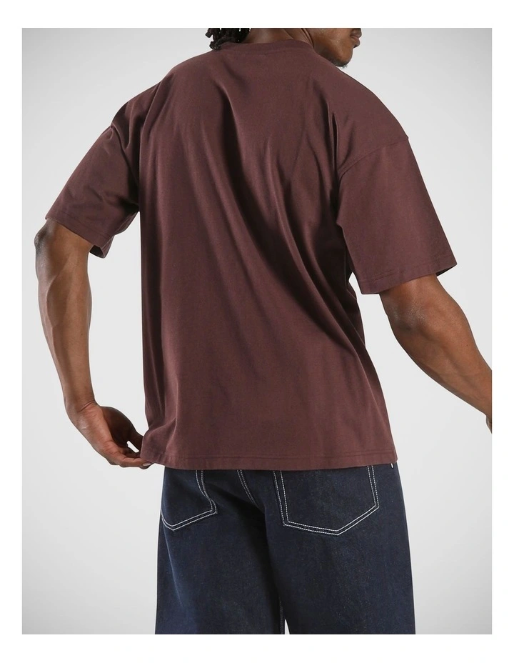 Elevated Athletic Varsity Tee Dark Cocoa image 2