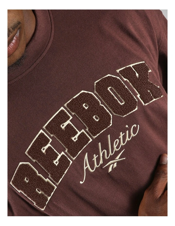 Elevated Athletic Varsity Tee Dark Cocoa image 3