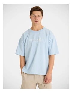 Reebok Classic Boxy Graphic Tee Blue