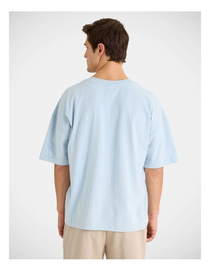 Reebok Classic Boxy Graphic Tee Blue image 2