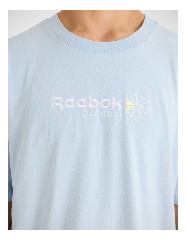 Reebok Classic Boxy Graphic Tee Blue image 6