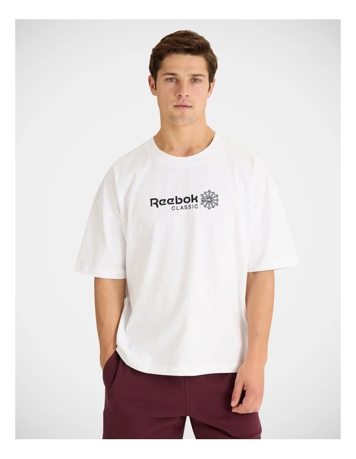 Reebok Classic Boxy Graphic Tee White image 1