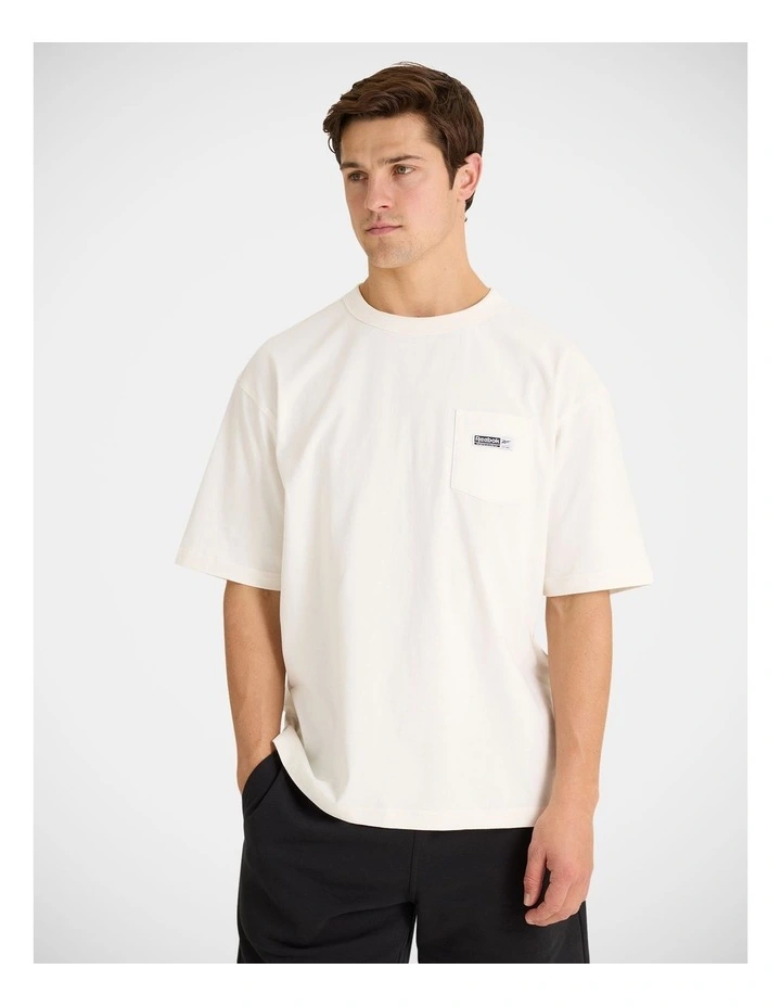 Reebok Pocket Tee Beige image 1