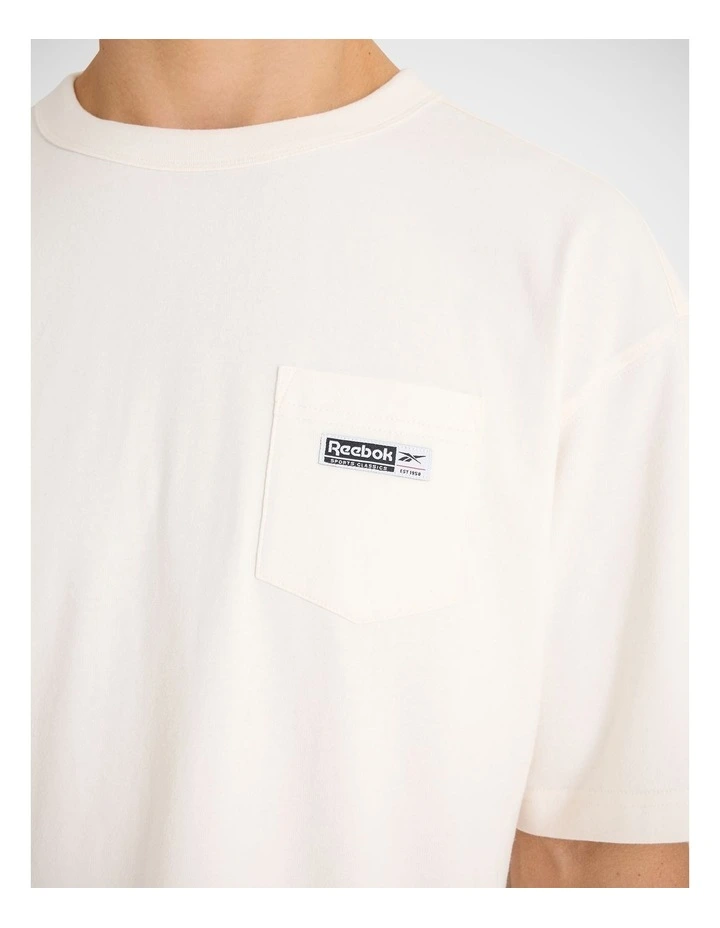 Reebok Pocket Tee Beige image 5
