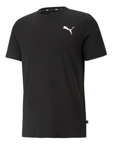 Essential Small Logo Tee in Black