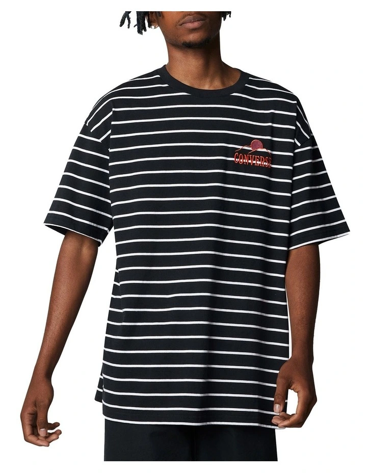 black pinstripe converse