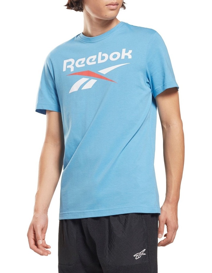 Reebok Big Logo Tee Blue | MYER