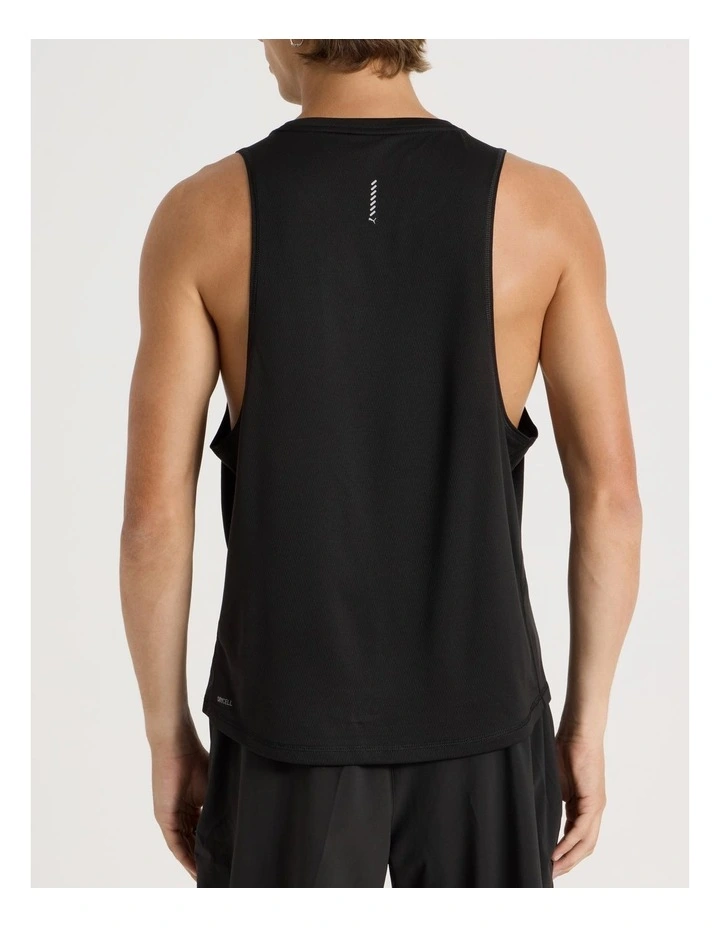 M Polyester Run Velocity Tank in Black image 2