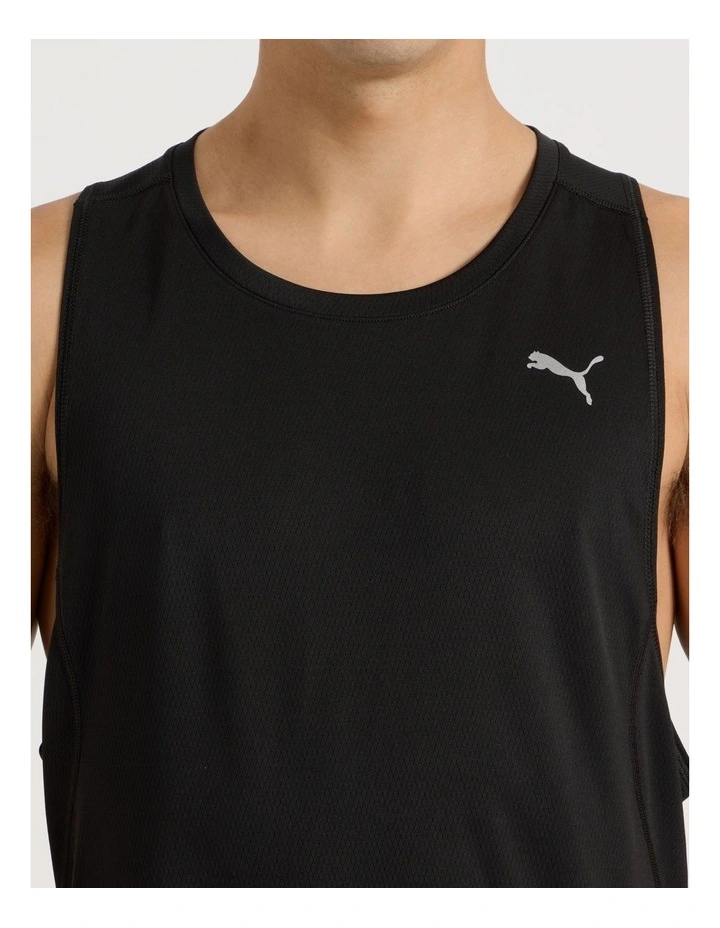 M Polyester Run Velocity Tank in Black image 3