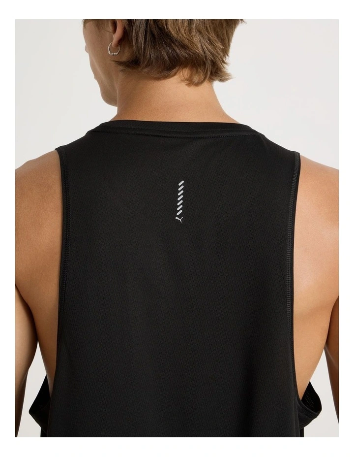 M Polyester Run Velocity Tank in Black image 4