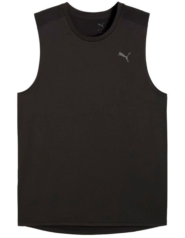 M Pwrtrain Sleeveless Tee in Black image 4