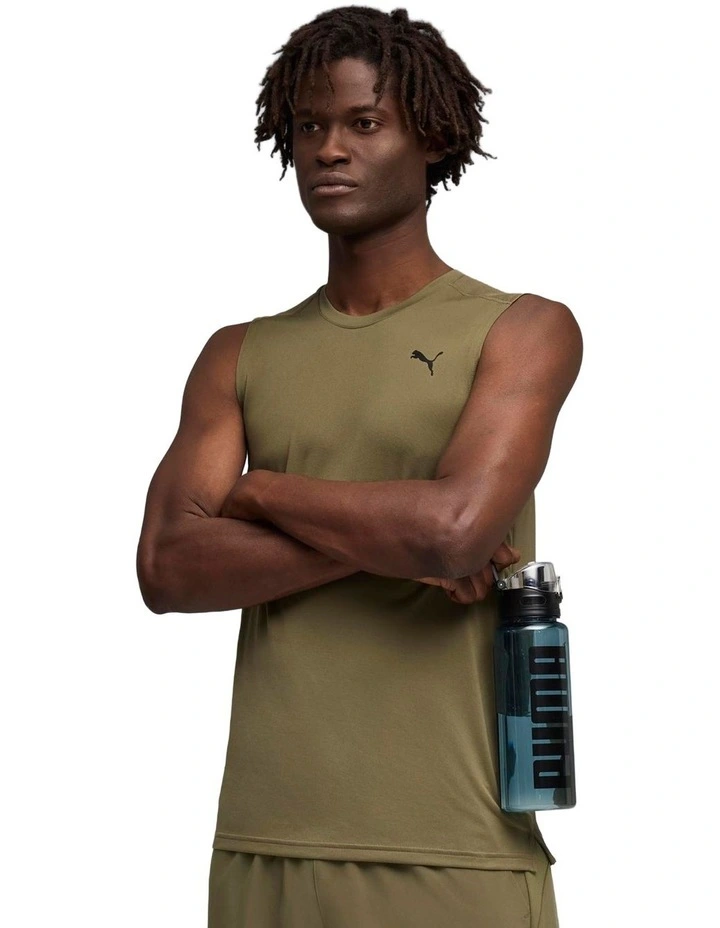 M Pwrtrain Sleeveless Tee in Green image 1